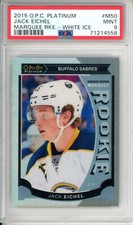2015-16 O-Pee-Chee Platinum Jack Eichel M50 White Ice Rookie 123/199 PSA 9 RC