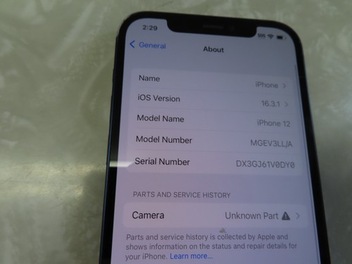 Apple Iphone 12 64GB Blue (Unlocked) good used - 80% BH - Afbeelding 3 van 7