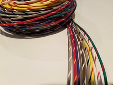 LOT C 14 AWG GXL HIGHTEMP AUTOMOTIVE POWER WIRE 8 STRIPED COLORS 10 FT EA 