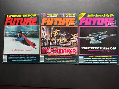 Future Life Magazine - Superman, James Bond Moonraker, Star Trek - Science Film