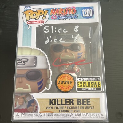 Killer Bee Chase Signed & Inscribed Funko Pop #1200 Catero Colbert PSA Certified
