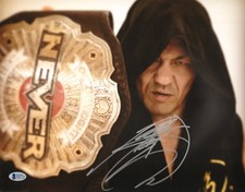 Minoru Suzuki Signed 11x14 Photo BAS COA New Japan Pro Wrestling NEVER Belt Auto