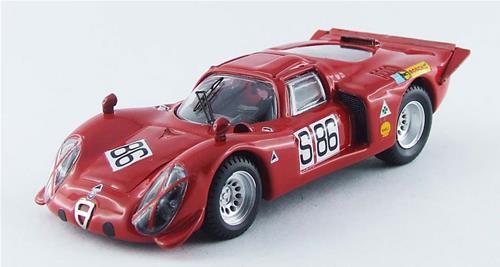 1:43 Best Alfa Romeo 33.2 Coupe Nurburgring 1969 Vaccarella/De Adamich BE9514 MM - Picture 1 of 2