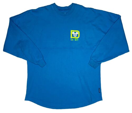 Disney Parks Walt Disney World Unisex Blue/Highlighter Spirit Jersey; S