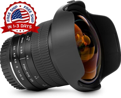 Profesional ultra gran angular lente ojo de pez para Canon camaras EOS Rebel New