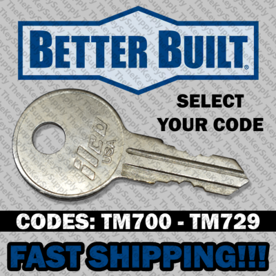 #ad #ad Better Built Truck Tool Box Replacement Key Cut to Code TM700 TM729 $6.99