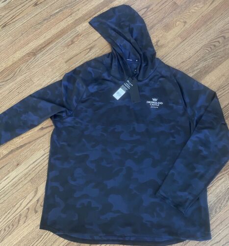 Men’s GREYSON Camo Kennebec Sport Hoodie Outerwear Pullover Athletic Blue XXL