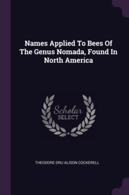 odore Dru Alison Coc - Names Applied To Bees Of The Genus Nomada Foun - X555z