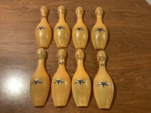 Vintage Alley Puck Shuffle Bowling Arcade Game Pins