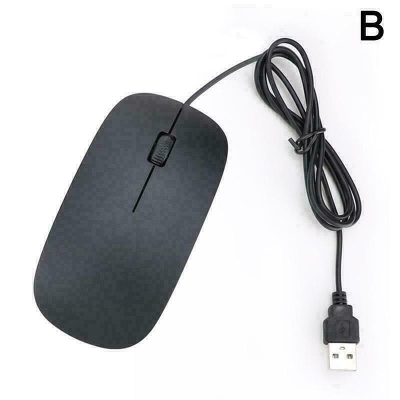 WIRED USB OPTICAL MOUSE For PC LAPTOP COMPUTER SCROLL LED Y RED WHEEL ...