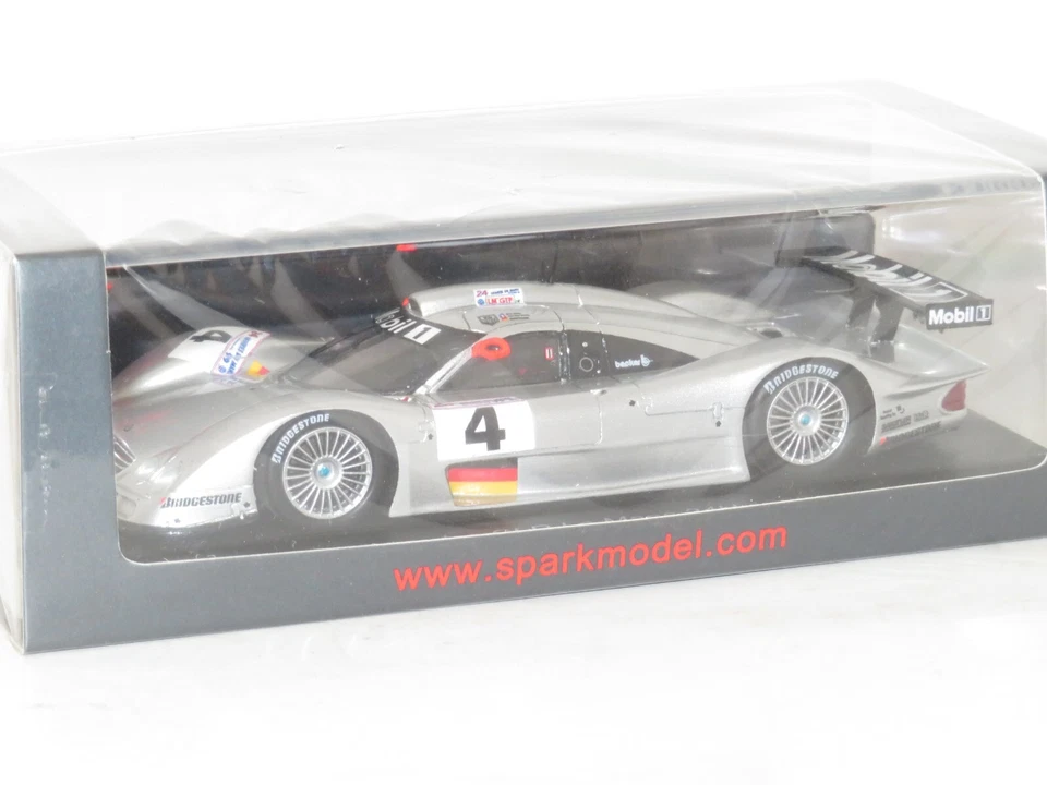 1/43 Mercedes Benz CLR  Le Mans 24 Hrs 1999 #4 Webber / Gounon / Tiemann - Image 3 of 3