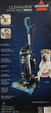 BISSELL 3198A CleanView Swivel Pet Reach Upright Vacuum (3198), Blue