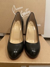 New Christian Louboutin SIMPLE PUMP 100 NAPPA SHINY Leather Heels Shoes. Size 35
