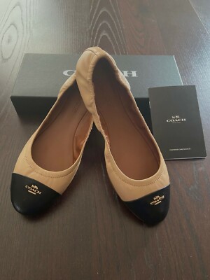 Ballerina Flats Coach Shoes Flats Black Alina Ballet