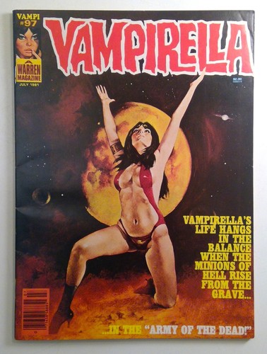 Vampirella #97 ORIGINAL Warren Comic Magazine July 1981 VERY FINE copy