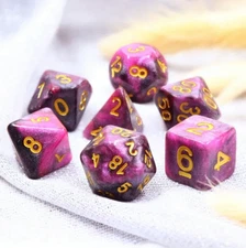 NEW RPG / D&D Dice | Sets of 7 - Fantasy II - Scorpio