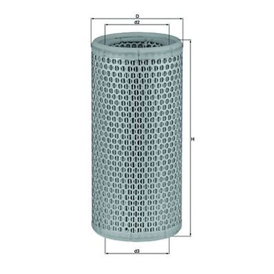 Air Filter For Citroen ZX N2 1.9 DT Mahle 144411 1444E6 1444E7