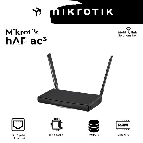 Router MikroTik hEX refresh E50UG de 5 puertos gigabit, CPU 950MHz y