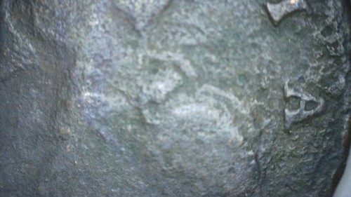 BRITAIN 1730 Half Penny King George II American Colonial Era Copper Coin KM 566 - Picture 10 of 14