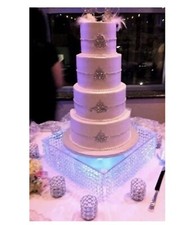 Square Wedding Cake Stand With Led Light