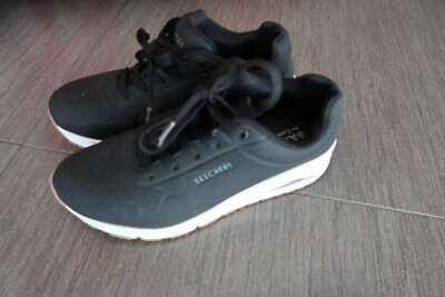 Skechers air cooled memory foam, Sneaker, schwarz, Damen, 36