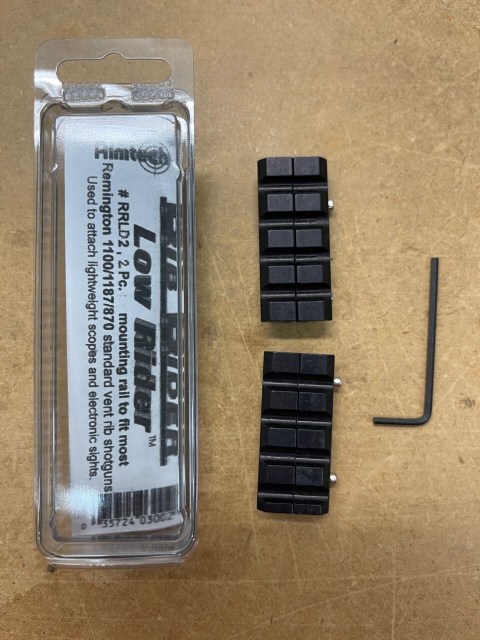 Aimtech RRLD2 two pc Shotgun Rib Scope Mount Red Dot Mount for