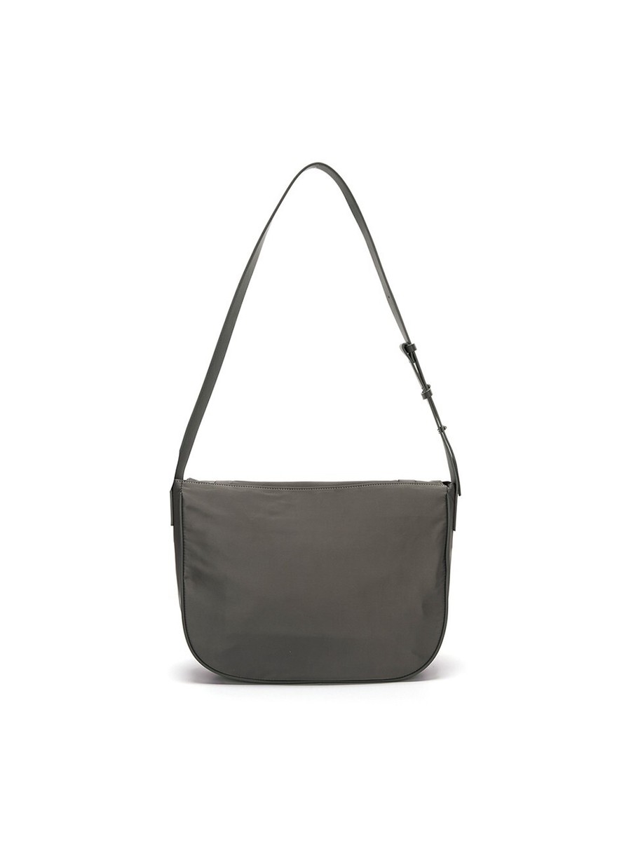 Matin Kim Big Buckle Bag In Charcoal MK2400BG033MCH Korean