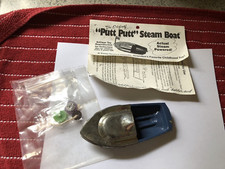 TOY Putt Putt Steam Boat By Grahamco Trading Metal Original Package Reproduction
