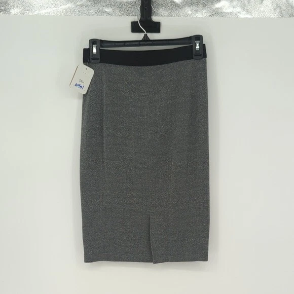 Joe Fresh Sparkle Bodycon Pencil Skirt Silver XS night out clubbing nye party - Image 2 of 4
