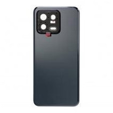 For Xiaomi 13 Replacement Battery Cover With Adhesive Back Camera Bezel (Black)