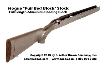 Hogue Savage Full Length Bed Block Stock Varmint Channel Black