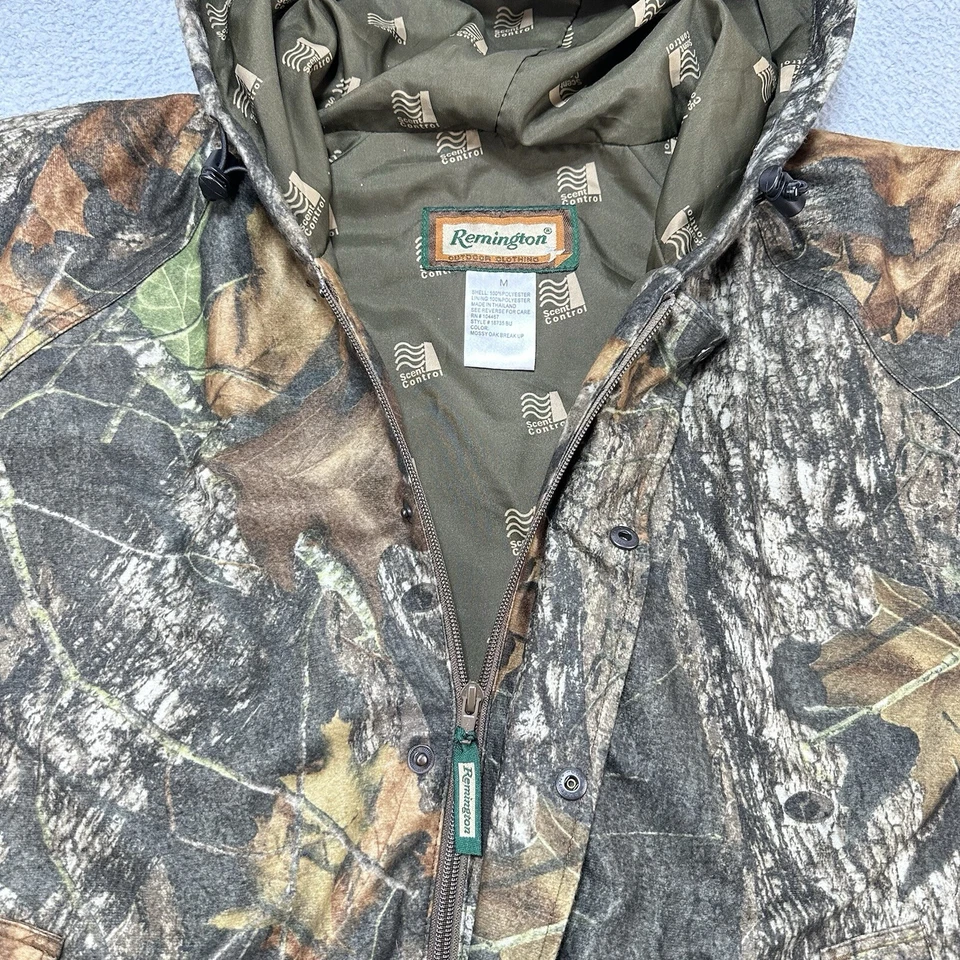 Chaqueta Remington Para Hombre M Camuflada Roble Mossy Roble Romper Control de Olores Caza De Colección Foto 4 de 4