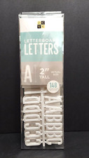 DCWV Letterboard Letters  Characters 2" 148/Pkg-White NEW