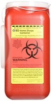 Bd Home Sharps Container 1.4 Qt Each Bd Home Sharps Container 1.4 Qt Each