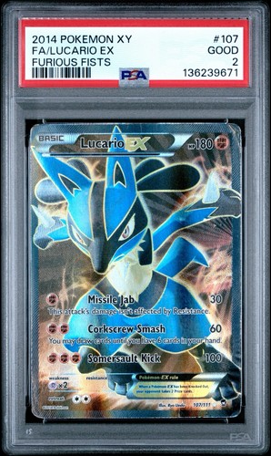 Lucario-EX graded PSA 2 for sale on eBay