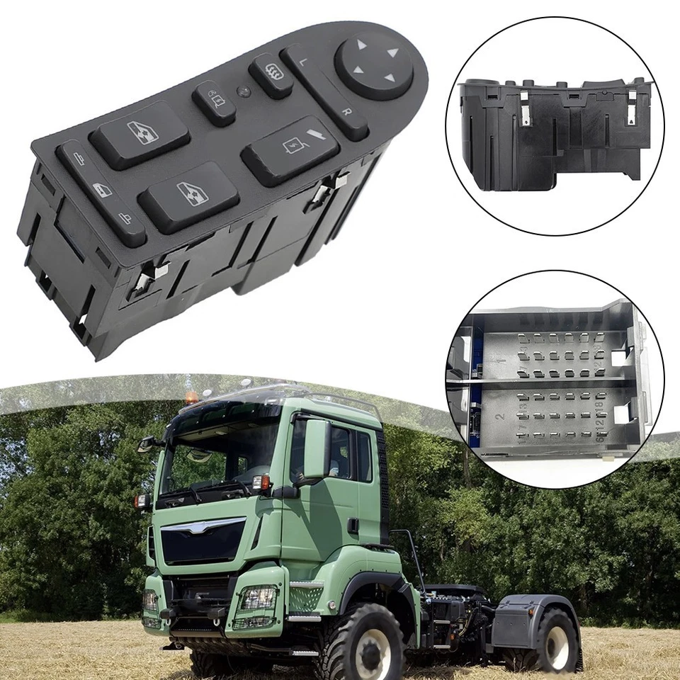 Quality Power Window Control Switch 81258067098 for MAN For TGS TG Truck - Image 3 of 4