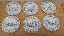 6 ANCIENNE ASSIETTE REVOLUTION FRANÇAISE Luneville Sarreguemines ? Ceramique