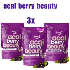 Weekit 7 Acai Berry Beauty Drink Mix 7-Berry Daily Supplement 7 Sachets