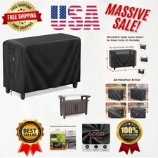 52-Inch Waterproof Outdoor Prep Table Cover for Keter Unity XL - Heavy Duty