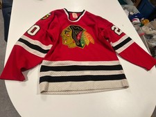 original circa 1982-83 AL SECORD CHICAGO BLACKHAWKS NHL HOCKEY GAME WORN JERSEY