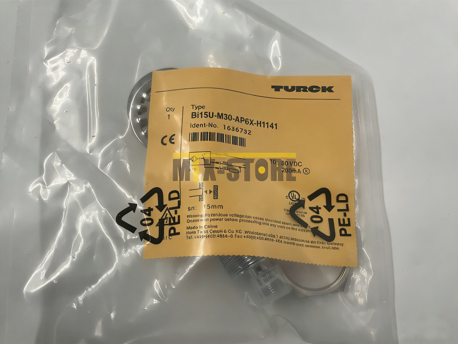 Bi15U-M30-AP6X-H1141 New Sealed Turck Proximity Switch BI15U-M30-AP6X-H1141