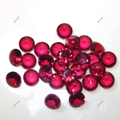 6 Ct NATURAL Gemstone RED Ruby Mogok Round Diamond Cut CERTIFIED - Picture 8 of 13