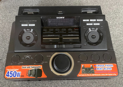 Sony HCD-DJ2i XROSS FADE DJ System CD AM/FM Dual iPod Docks, USB