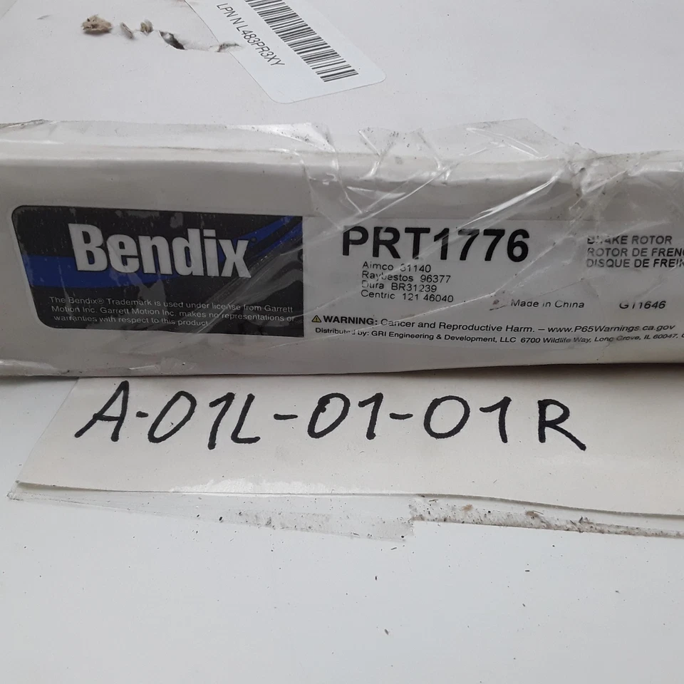 Rotor de freno de disco para Mitsubishi Montero 1992-1993 Montero Sport 1997-2002 Foto 4 de 4