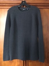 Men's Cotton Pullover Crewneck Claiborne Sweater  Size S S/M  Excellent 