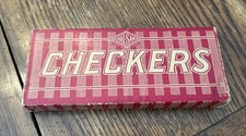 Halsam Checkers Set No 5-H Made in USA 30 Pieces Original Box VTG FAST SHIPPING