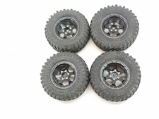 4x Jconcepts TUSK 3.93x1.44 #3088 1.9" Class 1 Crawler Tires TREAL Wheels 12mm