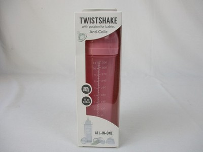 Twistshake Anti-Kolik-Babyflasche Rosa 330ml