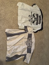 Harley Davidson Large Button Up Shirt. Mechanic Style