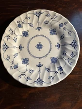 1 Myott Finlandia Staffordshire Bread Dessert Plates England 6 7/8" Blue White